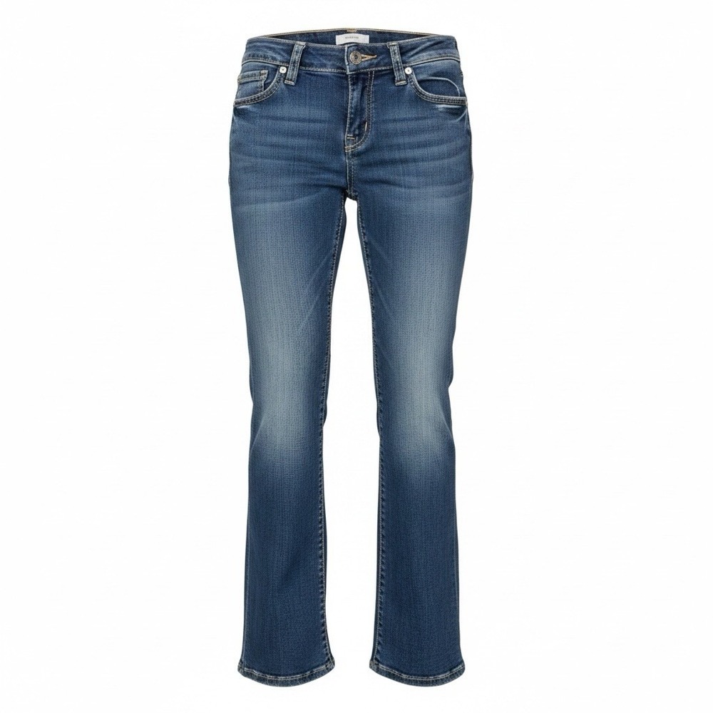 GLORIA VANDERBILT AMANDA JEANS Women’s Size 14-Short Blue Stretch Denim 5-Pocket